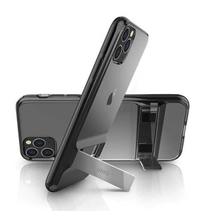 Гръб със стойка UNIQ Cabrio - iPhone 11 Pro сив - Img 2