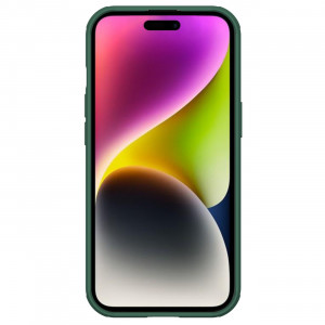 Гръб с подвижно покритие за камерата NILLKIN CamShield Pro с вграден магнит - iPhone 15 зелен - Img 2