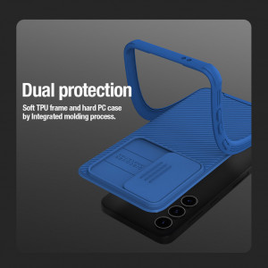 Гръб с подвижно покритие за камерата NILLKIN CamShield Pro - Samsung Galaxy S24 зелен - Img 9
