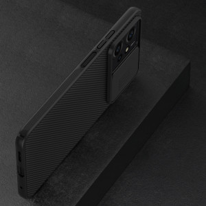Гръб с подвижно покритие за камерата NILLKIN CamShield - Xiaomi Redmi Note 12 / Poco X5 черен - Img 12