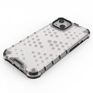 Гръб Honeycomb Armor със силиконов бъмпер - iPhone 13 червен - Img 6