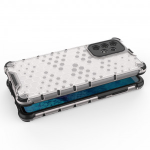 Гръб Honeycomb Armor със силиконов бъмпер - Samsung Galaxy A73 5G черен - Img 4