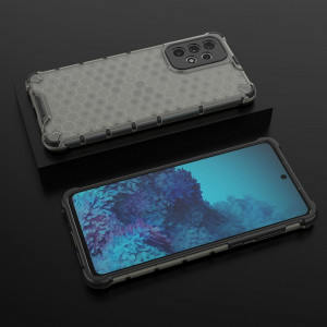 Гръб Honeycomb Armor със силиконов бъмпер - Samsung Galaxy A73 5G черен - Img 18