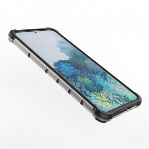 Гръб Honeycomb Armor със силиконов бъмпер - Samsung Galaxy S22+ син - Img 10