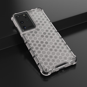 Гръб Honeycomb Armor със силиконов бъмпер - Samsung Galaxy S22 Ultra прозрачен - Img 14