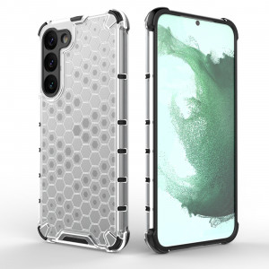 Гръб Honeycomb Armor със силиконов бъмпер - Samsung Galaxy S23+ прозрачен - Img 17