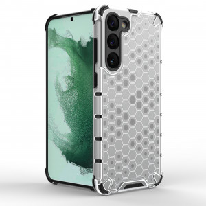 Гръб Honeycomb Armor със силиконов бъмпер - Samsung Galaxy S23+ син - Img 3