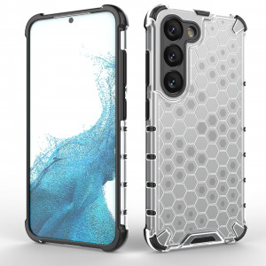 Гръб Honeycomb Armor със силиконов бъмпер - Samsung Galaxy S23 черен - Img 2