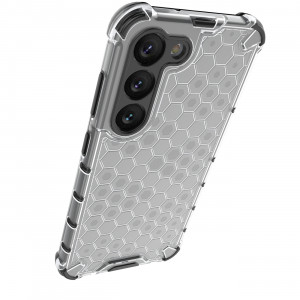Гръб Honeycomb Armor със силиконов бъмпер - Samsung Galaxy S23 черен - Img 16