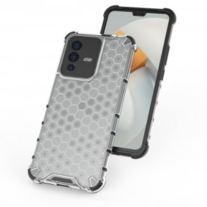 Гръб Honeycomb Armor със силиконов бъмпер - Vivo V23 5G черен - Img 13