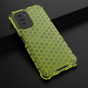 Гръб Honeycomb Armor със силиконов бъмпер - Xiaomi Mi 11i / Mi 11X / Poco F3 / Redmi K40 / K40 Pro / K40 Pro Plus зелен - Img 7
