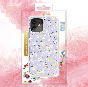Гръб KINGXBAR Blossom с оригинални кристали Swarovski - iPhone 12 Pro Max гардения - Img 5