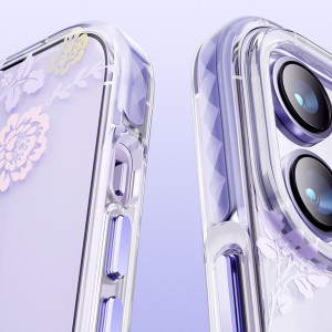 Гръб KINGXBAR Flora MagSafe - iPhone 14 Plus орхидея - Img 9