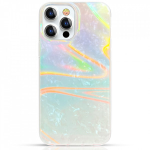 Гръб KINGXBAR Shell - iPhone 13 Pro бял - Img 1