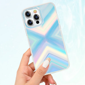 Гръб KINGXBAR Streamer - iPhone 13 Pro (триъгълник) син - Img 1