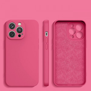 Гръб Silicone - iPhone 13 Pro Max циклама - Img 2