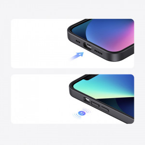 Гръб UGREEN Silky Silicone - iPhone 14 Plus черен - Img 9