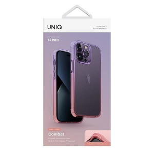 Гръб UNIQ Combat Duo - iPhone 14 Pro лавандула / розов - Img 2