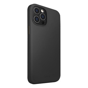 Гръб UNIQ Lino Hue - iPhone 12 Pro Max черен - Img 2
