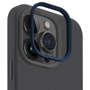 Гръб UNIQ Lino Hue Magclick - iPhone 15 Pro charcoal gray - Img 3