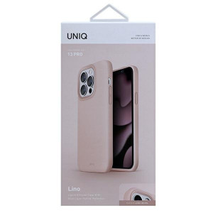 Гръб UNIQ Lino - iPhone 13 Pro розов - Img 6