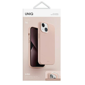 Гръб UNIQ Lino - iPhone 14 розов - Img 7