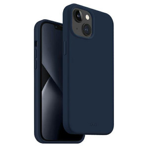 Гръб UNIQ Lino - iPhone 14 Plus морскосин - Img 1