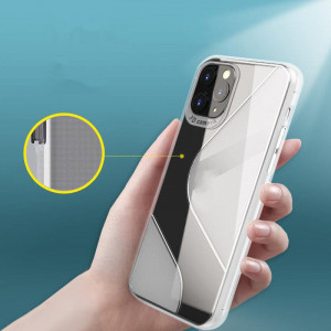 Гъвкав силиконов гръб S-case - Huawei P smart 2020 син - Img 3