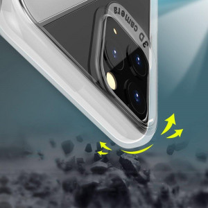 Гъвкав силиконов гръб S-case - Huawei P40 lite E черен - Img 4