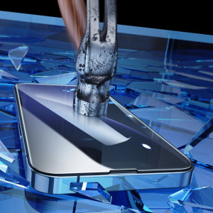 Закален стъклен протектор с пълно покритие JOYROOM Easy Fit с инструмент за поставяне - iPhone 13 Pro Max / 14 Plus (JR-DH11) - Img 8