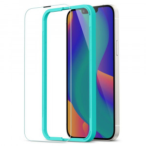 Закален стъклен протектор ESR Screen Shield с инструмент за поставяне - iPhone 13 / 13 Pro / 14 CLEAR - Img 2