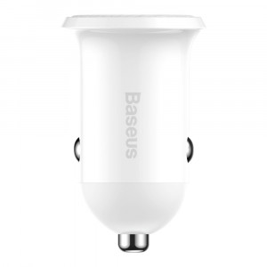 Зарядно за кола BASEUS Grain Pro 4.8A 2x USB Type A (CCALLP-02) бяло - Img 2