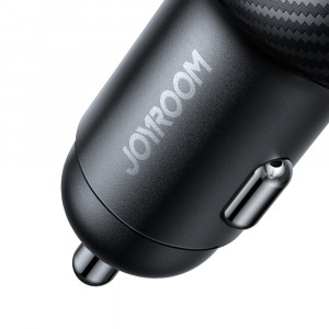 Зарядно за кола JOYROOM JR-CCD03 17W 3.4A 3x USB Type A с LED дисплей черно - Img 7