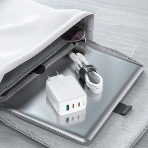 Зарядно за стена ACEFAST 2в1 65W USB Type A / 2x USB Type C PD QC3.0 AFC FCP + кабел USB Type C към USB Type C (A13) бяло - Img 10