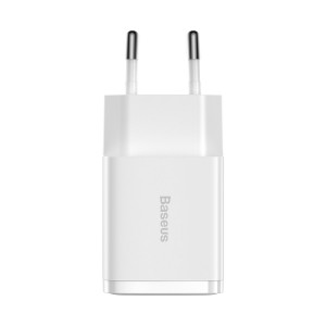 Зарядно за стена BASEUS 10.5W 2x USB Type A бяло - Img 2