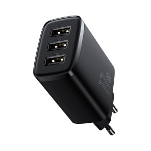 Зарядно за стена BASEUS 17W 3x USB Type A (CCXJ020101) черно - Img 4