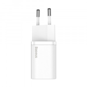 Зарядно за стена BASEUS Super Si 1C 25W USB Type C PD QC (CCSP020102) бяло - Img 7