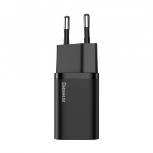 Зарядно за стена BASEUS Super Si 1C 30W USB Type C PD QC (CCSUP-J01) черно - Img 2