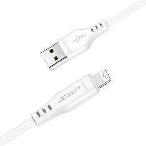 Кабел за зареждане и данни ACEFAST USB Type A към Lightning MFi 2.4A 1.2m (C3-02) бял - Img 2