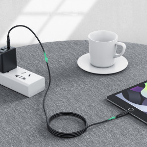 Кабел за зареждане и данни ACEFAST USB Type C към Lightning MFi 30W 3A 1.2m (C3-01) бял - Img 7