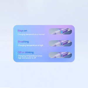 Кабел за зареждане и данни BASEUS Explorer USB Type A към Lightning 2.4A 2m бял (CATS010102) - Img 15