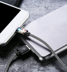Кабел за зареждане и данни DUX DUCIS K-ONE Series USB Type A към micro USB 2.1A 2m черен - Img 7