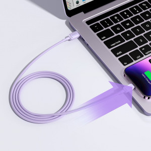 Кабел за зареждане и данни JOYROOM USB Type A към Lightning 1.2m S-AL012A14 лилав - Img 6