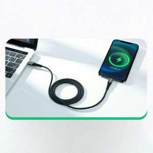 Кабел за зареждане и данни JOYROOM USB Type C към Lightning с бързо зареждане 1.2m (S-1224K2) червен - Img 10