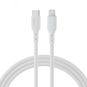 Кабел за зареждане и данни JOYROOM USB Type C към Lightning 20W 2m S-CL020A13 бял - Img 1