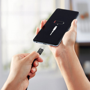 Кабел за зареждане и данни UGREEN US562 USB Type C към USB Type C Power Delivery с бързо зареждане 1.5m черен - Img 2