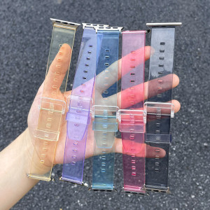 Каишка Light Strap - Apple Watch 44mm SE / 44mm Series 6 / 44mm Series 5 / 44mm Series 4 / 42mm Series 3 / 42mm Series 2 червен - Img 4
