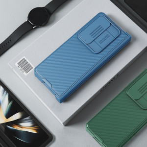 Калъф с подвижно покритие за камерата NILLKIN CamShield Pro - Samsung Galaxy Z Fold4 син - Img 15