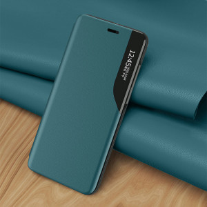 Калъф тип книга от еко кожа Eco - iPhone 13 Pro син - Img 6