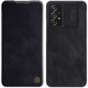 Калъф тип книга от еко кожа NILLKIN Qin - Samsung Galaxy A73 5G черен - Img 1